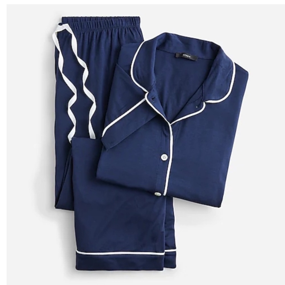 J crew Eco dreamiest short-sleeve pajama set women's S